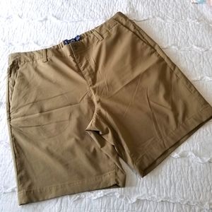 Chaps Stretch Hybrid Shorts 38 EUC Khaki